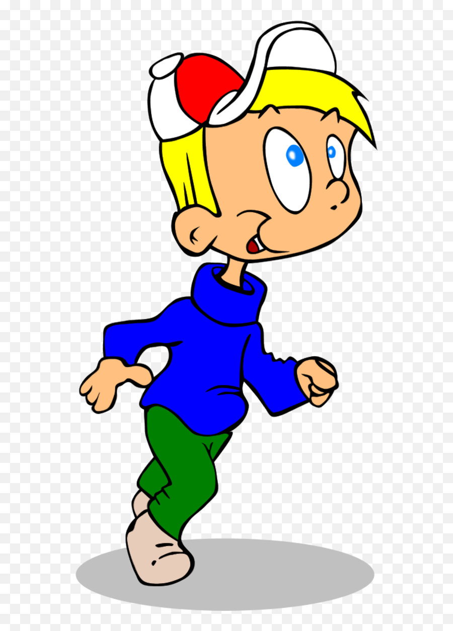 Boy Running Vector Clip Art Cliparting - Cartoon Boy Running Emoji,Running Boy Emoji