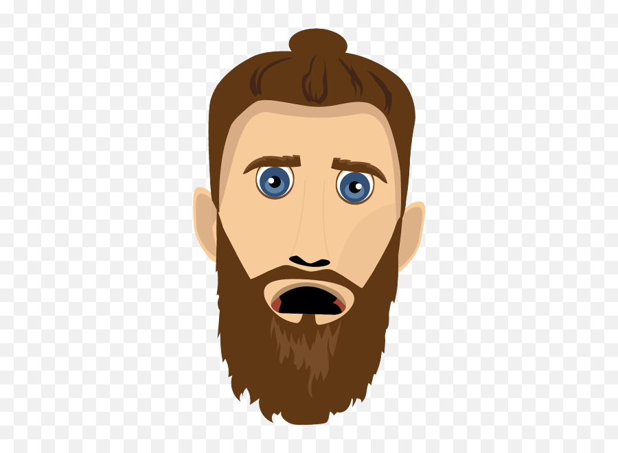 Beardmoji By Zahid Hussain - Illustration Emoji,Bearded Emoji