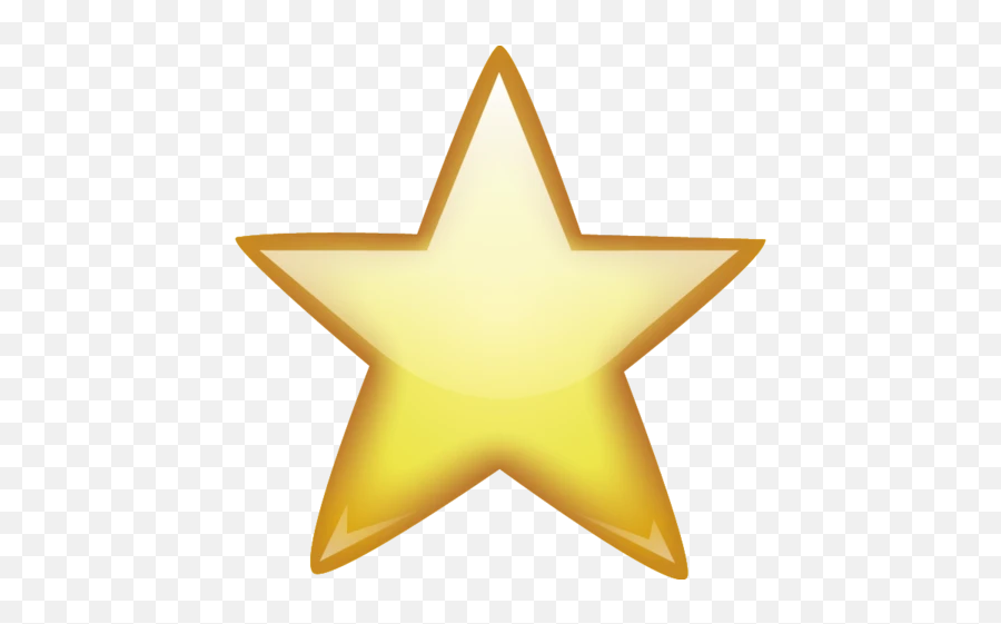 Star Emoji - Star Emoji Png,Stars Emoji