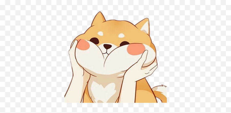 Shibainu Shiba Inu Cute Ftestickers - Anime Shiba Inu Cute Emoji,Shiba Inu Emoji