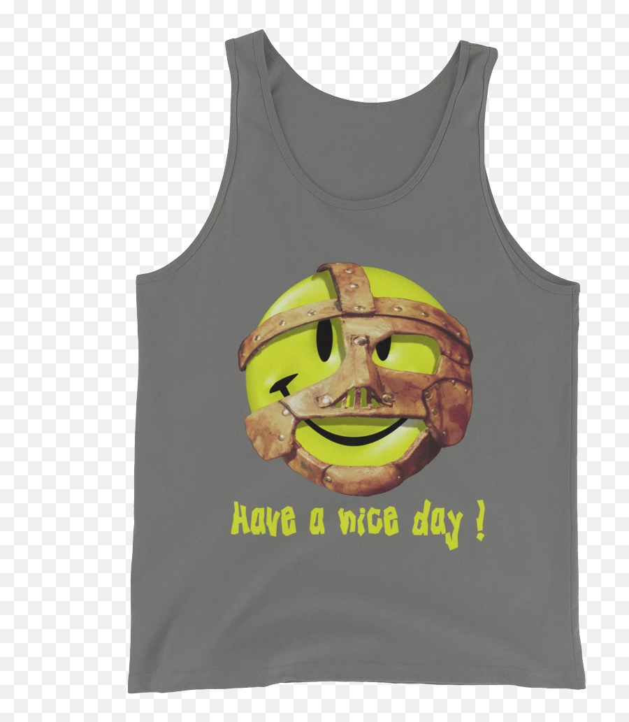 Unisex Tank Top - Mick Foley Emoji,Have A Nice Day Emoticon