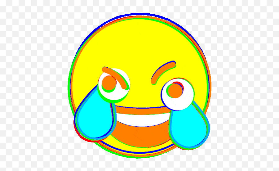 Crazy Laugh Gif - Happy Emoji,Crazy Emoji