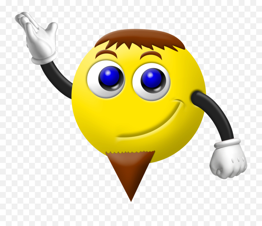 Bearded Smiley - Happy Emoji,Oh Well Emoticon