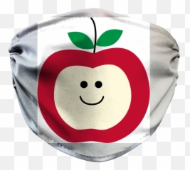 Fruit With Faces Apple Mask - Dog Emoji