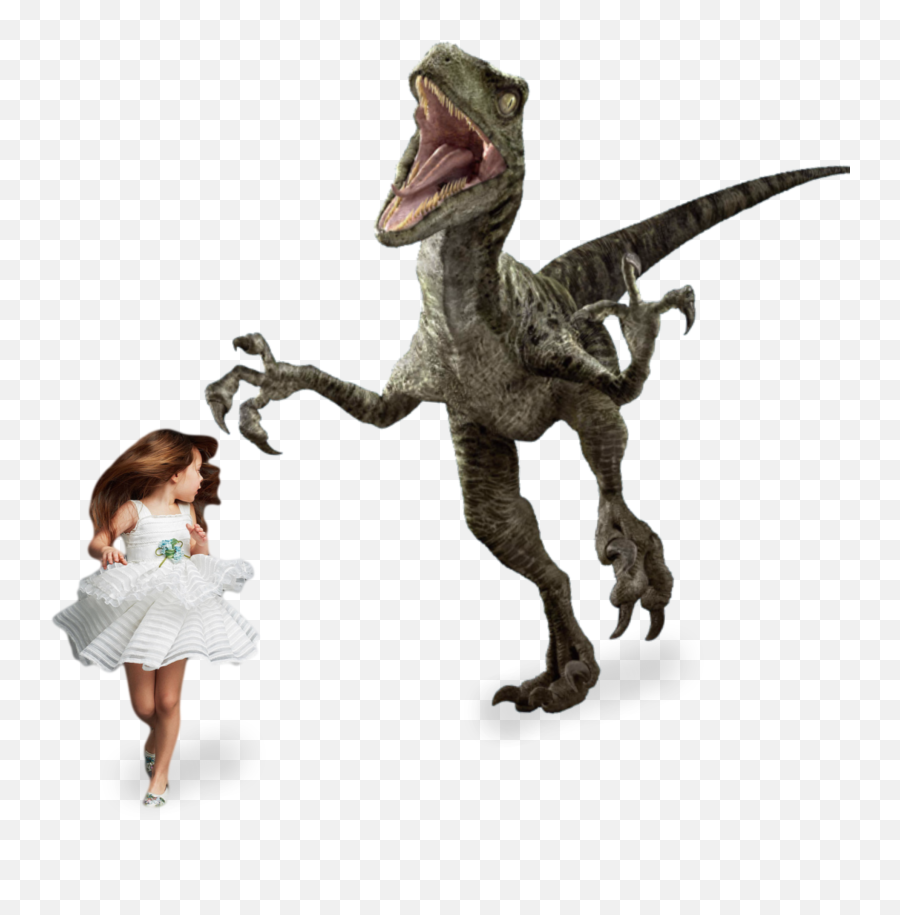 Ftestickers Girl Running Dinosaur - Dinosaur Running Png Emoji,Girl Running Emoji
