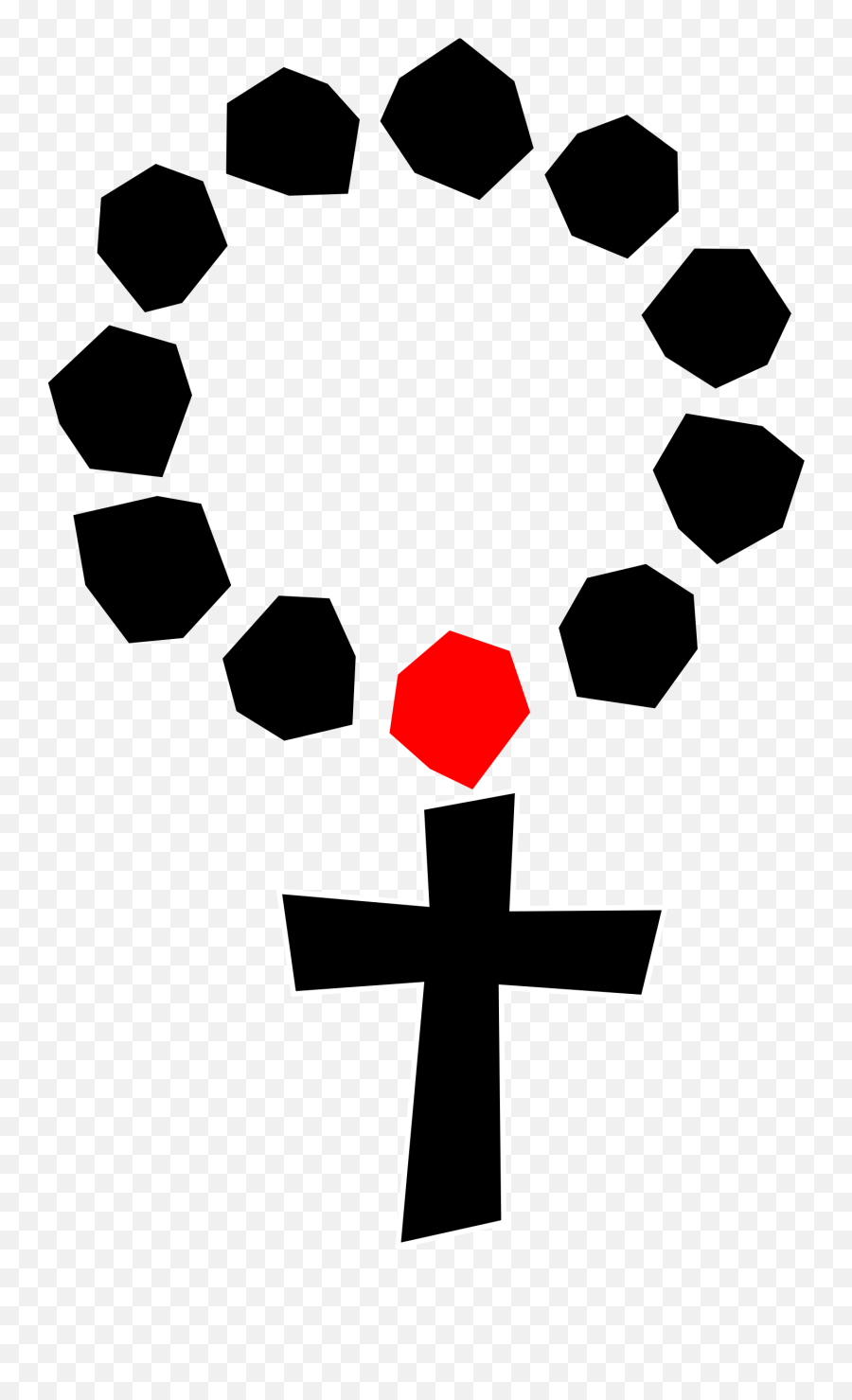 Faith Clipart Rosary Faith Rosary - Rosary Design Art Emoji,Rosary Emoji