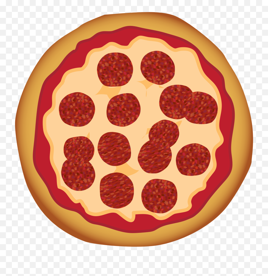 Pepperoni Pizza Clipart Free - Food Clipart Pizza Emoji,Pizza Emoji