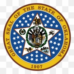 Seal Of Oklahoma - Seal Of Oklahoma Png Emoji,Puerto Rico Flag Emoji