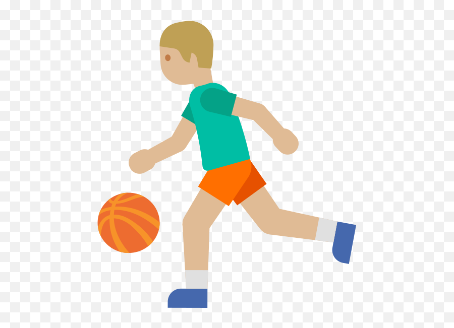 Emoji U26f9 1f3fc - Emoj Basketball,Leg Emoji