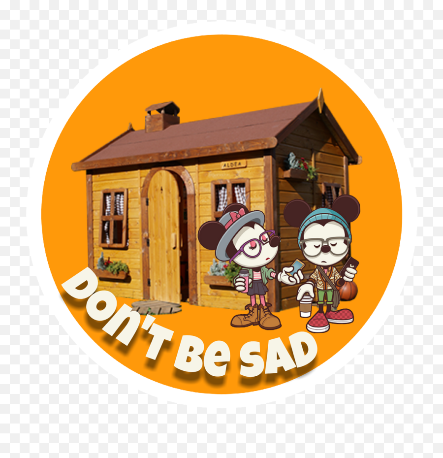 Mickey And Minnie Clipart Sticker Dont Be Sad Love - Mickey Mouse Emoji,I Don't Know Emoticon