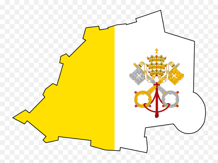 Flag Map Of Vatican City - Vatican City Flag Country Emoji,Cyprus Flag Emoji