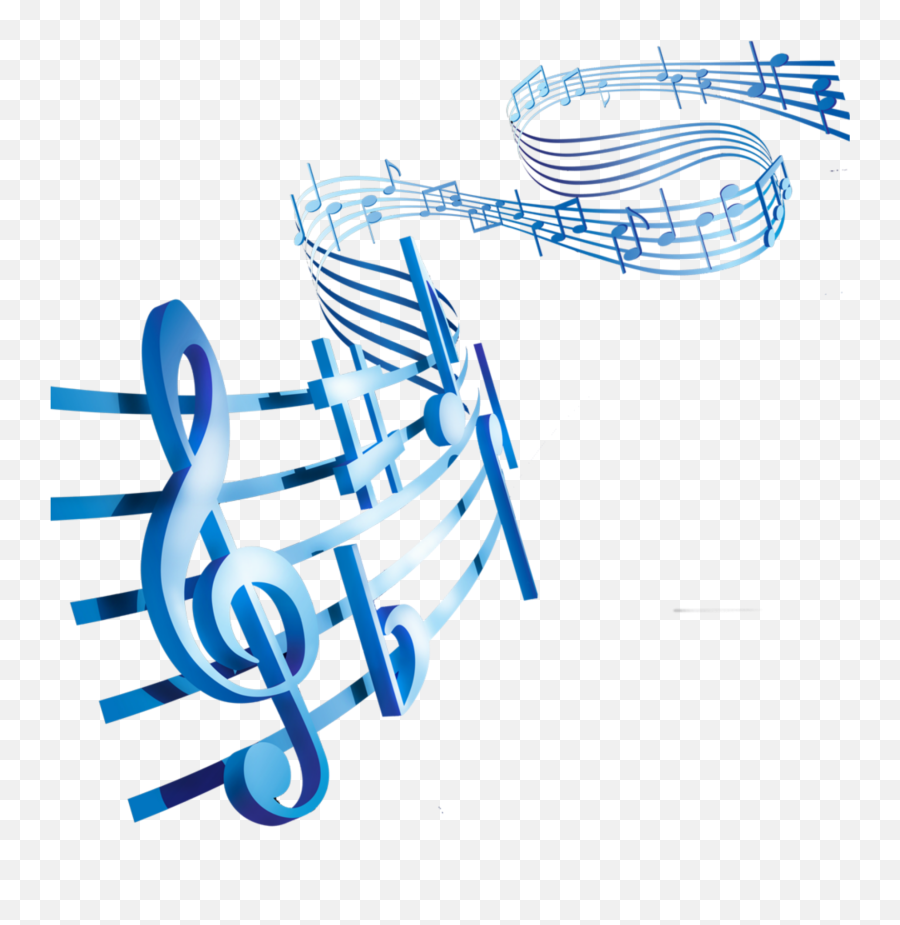 Mq Blue Music Notes Note - Sticker By Marras Blue Musical Notes Png Transparent Emoji,Musical Note Emoji