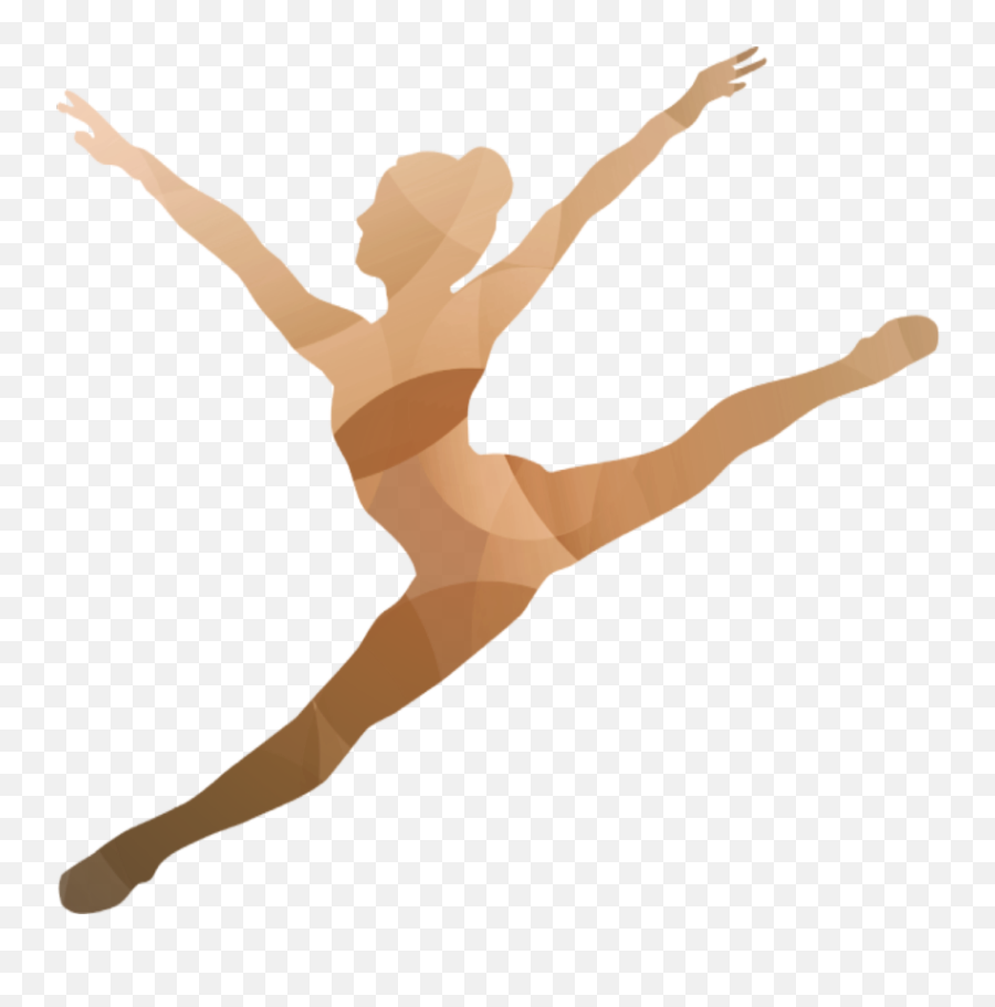 Gymnastics Gymnast Dance Leap - Transparent Transparent Background Dancer Emoji,Gymnastics Emoji