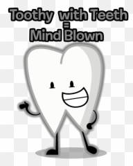 Toothy With Teeth - Cartoon Emoji