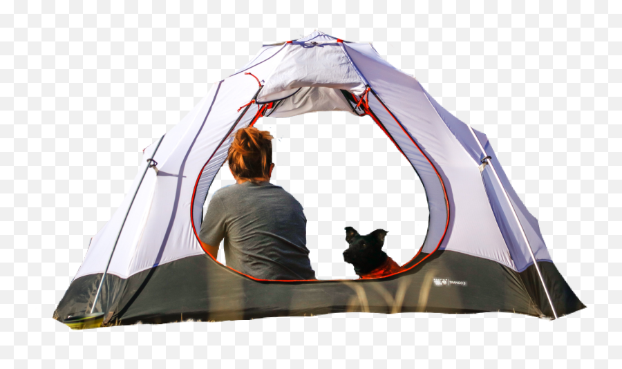 Dog Tent Outdoor Outdoors Camp Camping Woman Womananddo - Tent Emoji,Camp Emoji