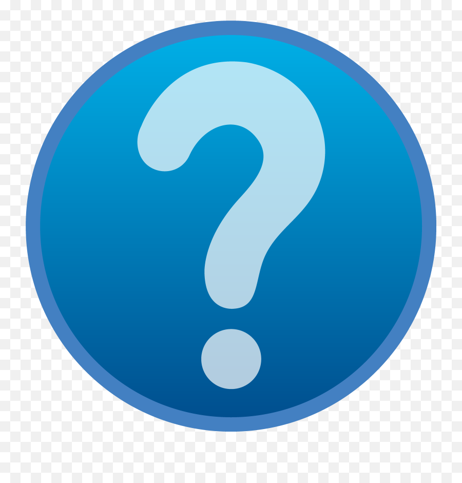 Free Blue Question Mark Transparent Download Free Clip Art - Question Mark Button Png Emoji,Blue Check Mark Emoji
