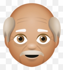 Old Man Medium Skin Tone Icon - Old Man Emoji,Old Man Emoji