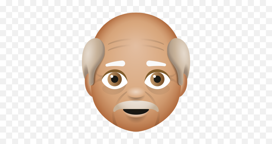 Old Man Medium Skin Tone Icon - Old Man Emoji,Old Man Emoji