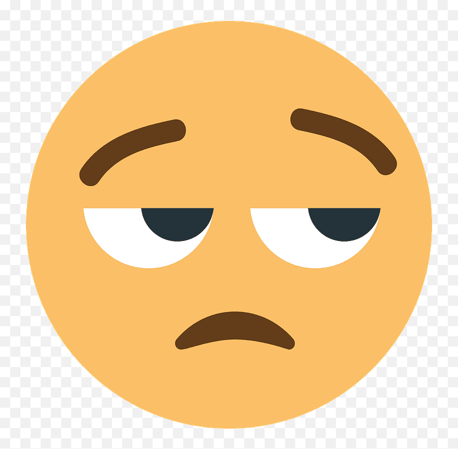 Unamused Face Emoji Clipart Free Download Transparent Png - Visage Blasé,Eyebrow Emoji