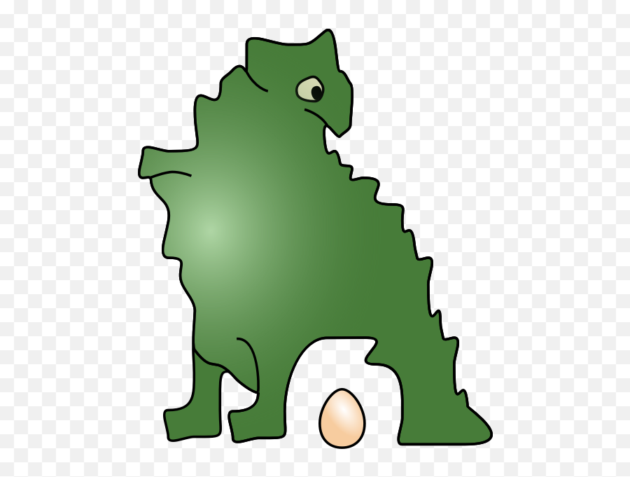 Dinosaur Laid An Egg - Dinosaur Emoji,Surprise Emoticon