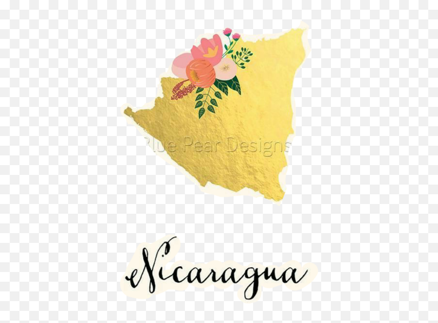 Edit - Iran Map Art Emoji,Nicaragua Flag Emoji