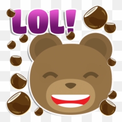 Free Cutest Teddy Rama Sticker Pack HD Freelancer - Happy Emoji
