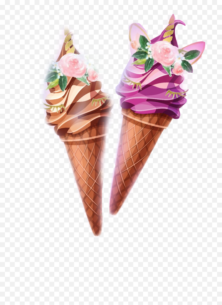 Ice Cream Sticker Challenge On Picsart - Soft Emoji,Emoji Chocolate Ice Cream