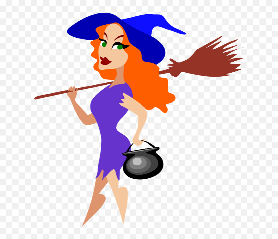 Free Clipart Of Halloween Witches 3 - Ch Sentences Emoji,Witch On Broom Emoji