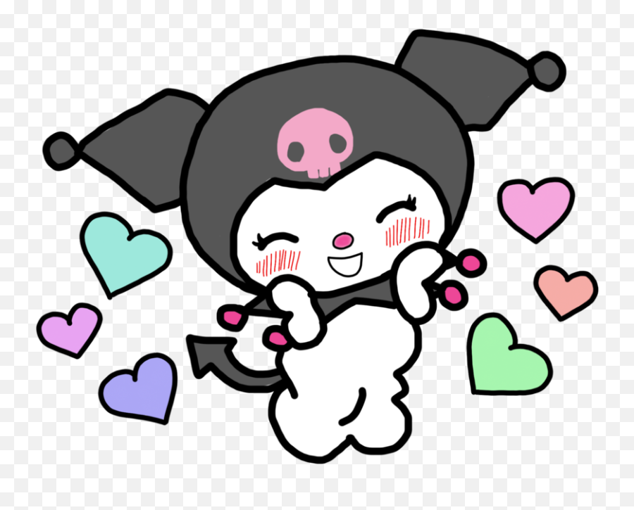 Hello Kitty My Melody - Png Emoji,Kitty Emoticon