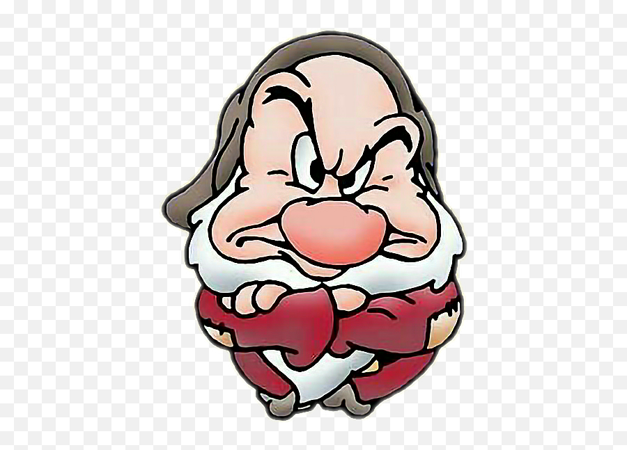 Isettenani Sevendwarfs Stick - Grumpy Seven Dwarfs Face Emoji,Grumpy Face Emoji
