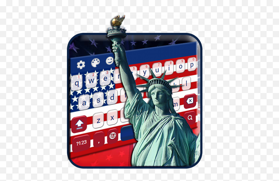 Usa Independence Day - Statue Of Liberty Emoji,What Does A Cross In A Rectangle Emoji Mean