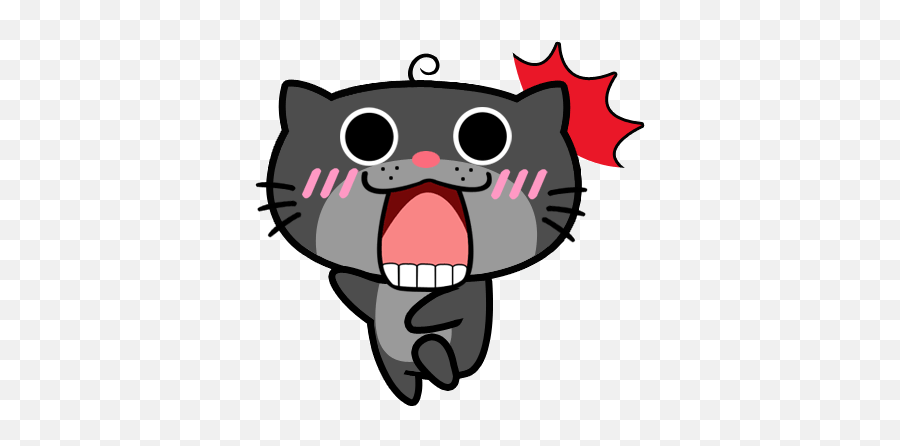 Mister Catty - Clip Art Emoji,Kissing Cat Emoji