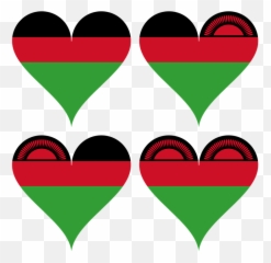 Malawi South East Africa Flag - African Pattern Emoji