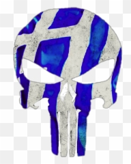 Punisher Punishermarvel Marvel Greek Greece Greekflag - Logo Flag Emoji
