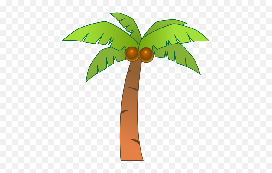 Palm Tree Emoji For Facebook Email Sms - Transparent Background Palm ...