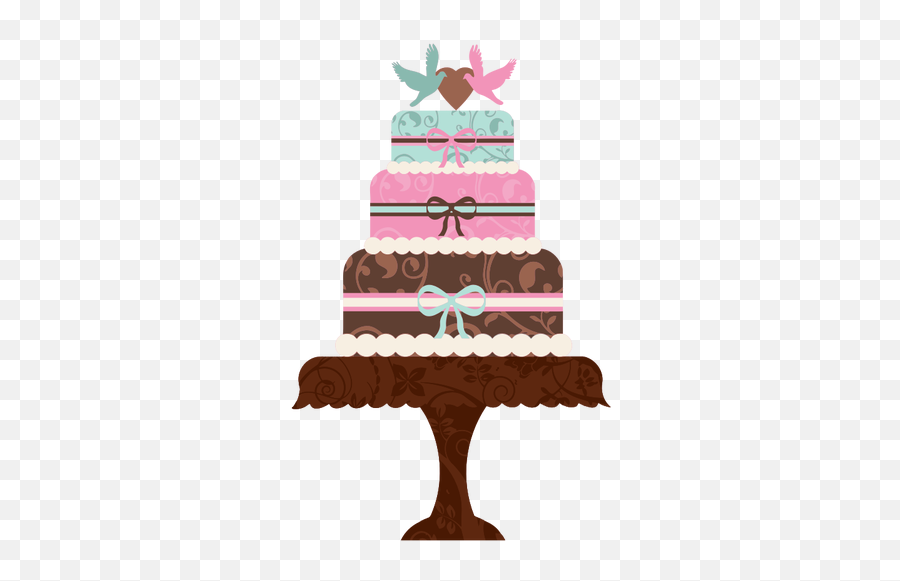 Wedding Cake Illustration - Clipart Wedding Cake Png Emoji,Wedding Ring Emoji
