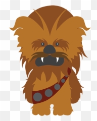 Chewbacca Clipart Emoji Transparent Free - Star Wars Dibujo Png