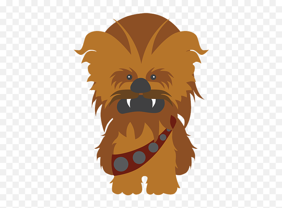 Chewbacca Clipart Emoji Chewbacca Emoji Transparent Free - Star Wars Dibujo Png,Star Wars Emoji