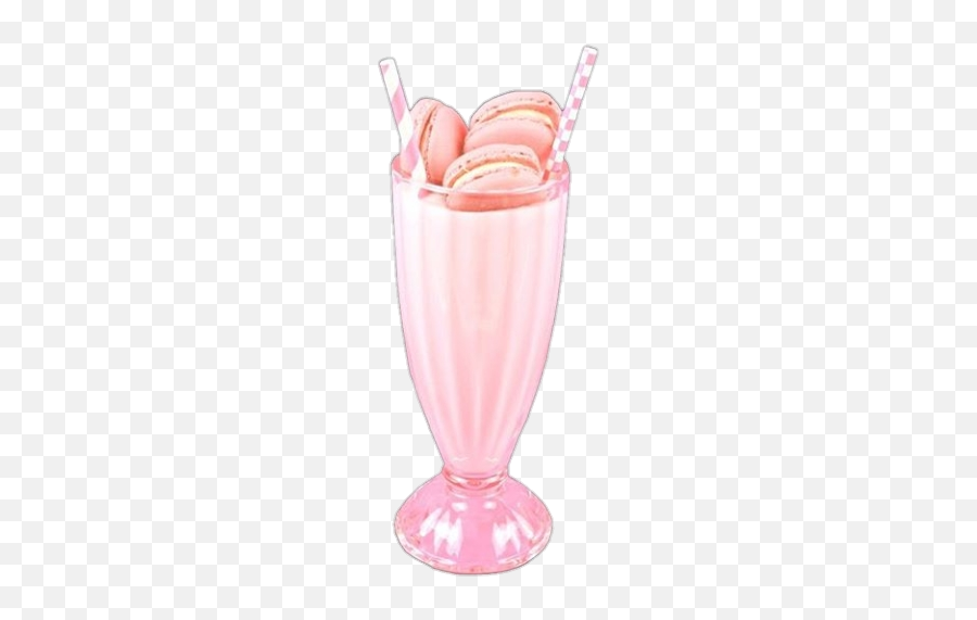 Milkshake Food Drink Pink Pastel Cute - Gelato Emoji,Milkshake Emoji