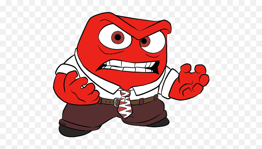 Fear Emotion Clipart - Inside Out Anger Fear Emoji,Face Screaming In Fear Emoji