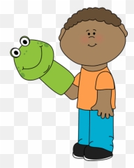 Little Boy Playing With A Puppet Boys Clip Art Png - Clipartix Make A Puppet Clipart Emoji,Puppet Emoji