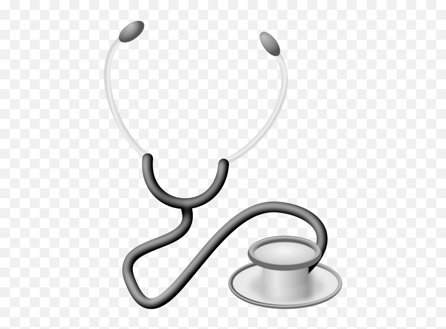 Medical Stethoscope Vector Drawing - Clip Art Doctor Stethoscope Emoji,What Was The First Emoji