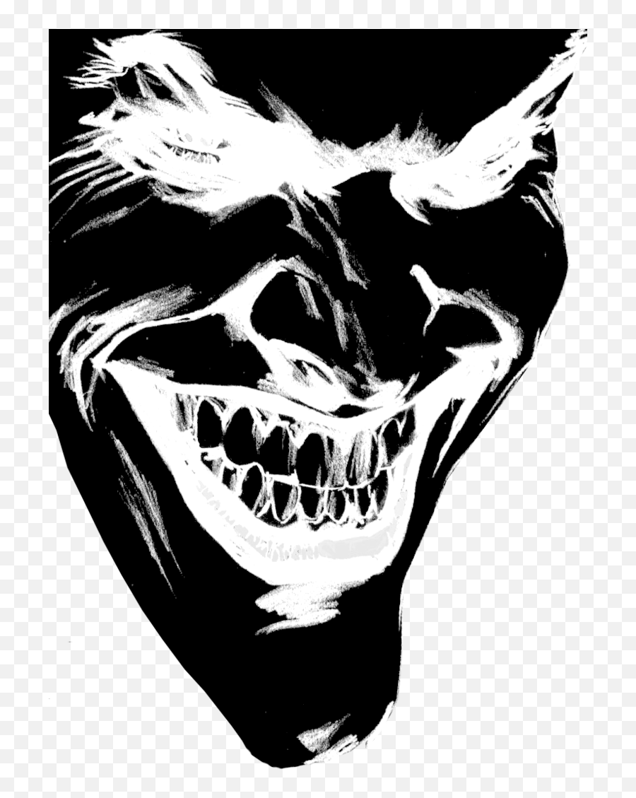 Download Joker Smile Png - Black Joker Png Png Image With No Joker Black And White Logo Emoji,Joker Card Emoji