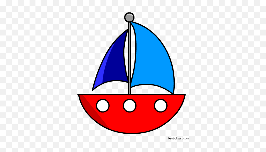 Free Nautical Clip Art - Boat Clip Art Png Emoji,Sailing Emoji