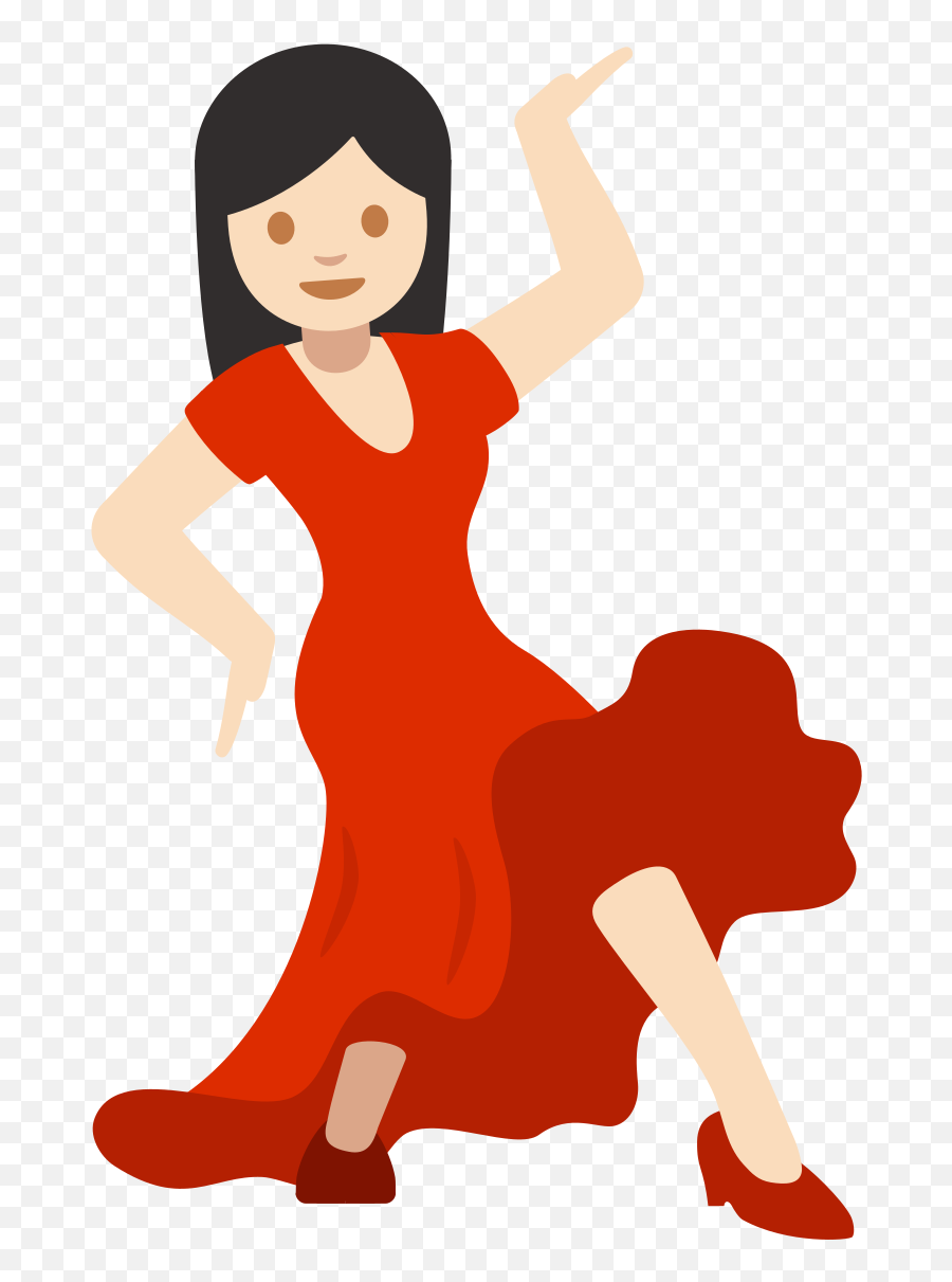 Emoji U1f483 1f3fb - Transparent Dancing Girl Emoji,Leg Emoji