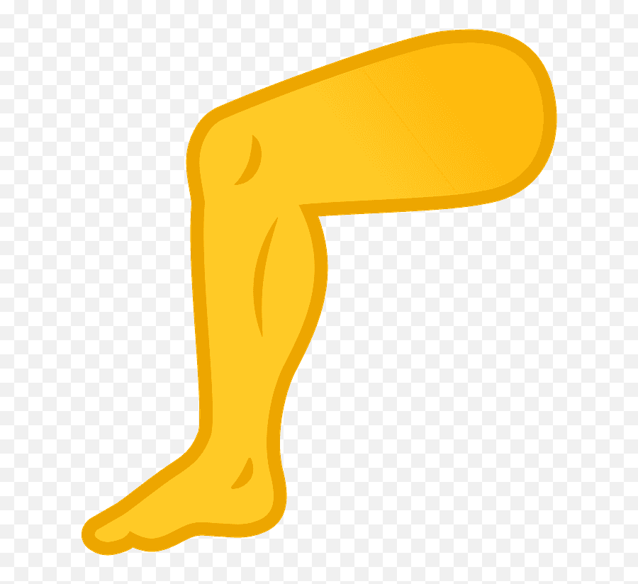Leg Emoji Clipart - Leg Emoji,Knee Emoji
