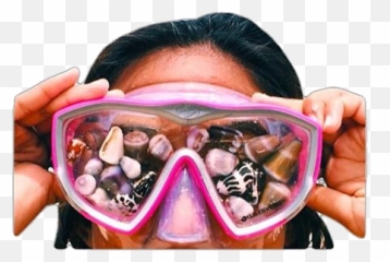 Edit - Swimming Goggles Sea Shells Emoji