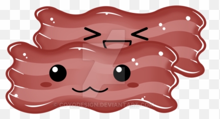 Bacon Breakfast Toast Food Clip Art - Cartoon Clipart Bacon Emoji,Bacon Emoji