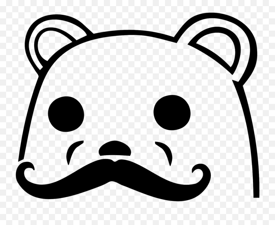 Pedo Bear Creeper Stache Clip Art Emoji Free Transparent Emoji