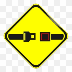 Buckle Up Road Symbol - Clipart Emoji